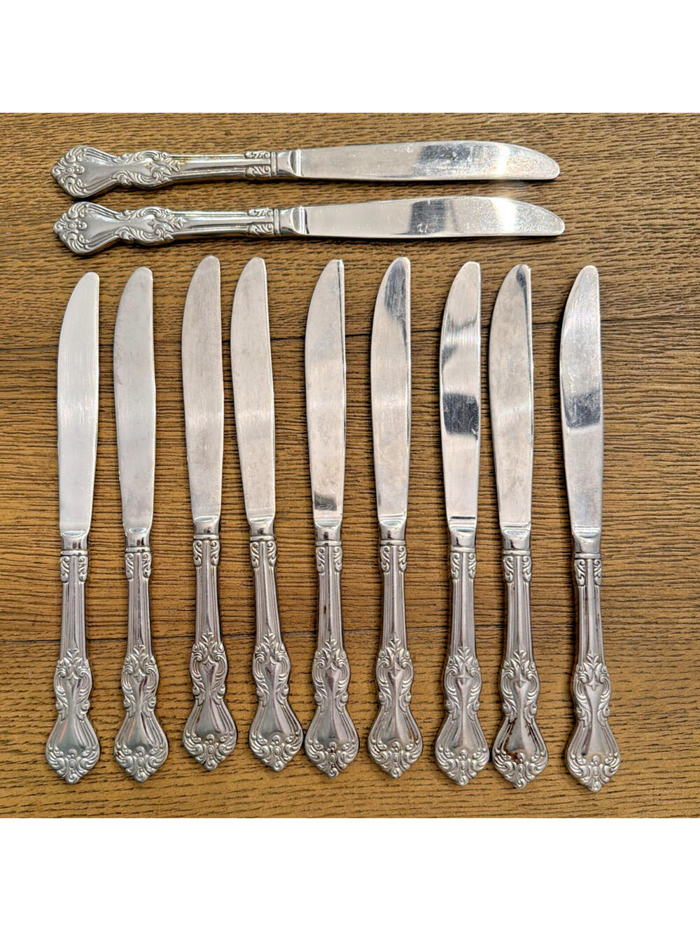 Reed & Barton Marlborough Heritage Set Of 11 Dinner Knives Stainless 18/10